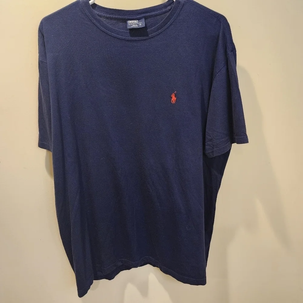 Polo by Ralph Lauren Men's Navy Blue Short Sleeves Tshirt Size M